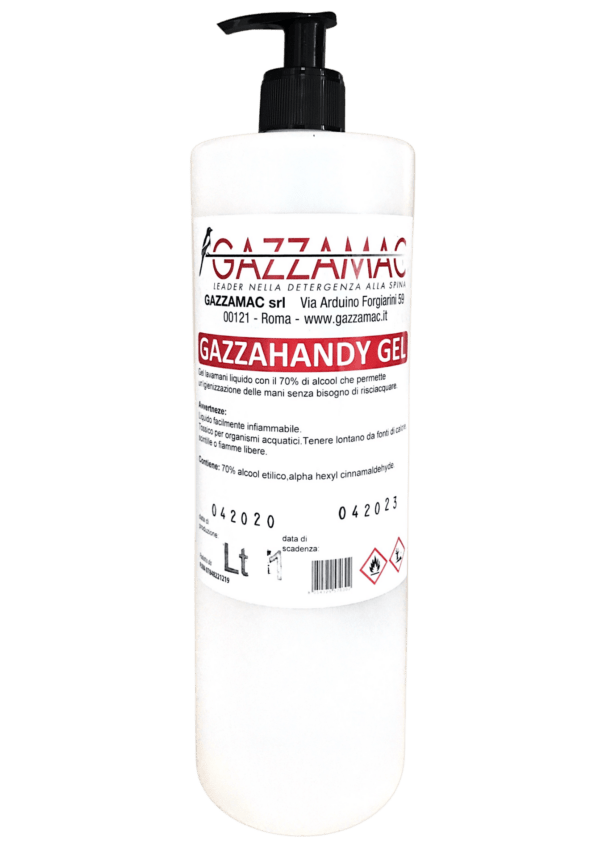 Gel igienizzante mani Gazza handy gel