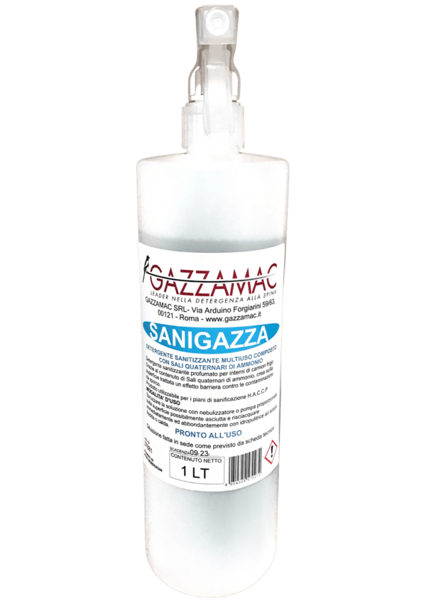Detergente per interni pronto all'uso Sanigazza