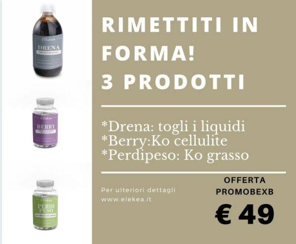 Kit per rimettersi in forma - 3 prodotti