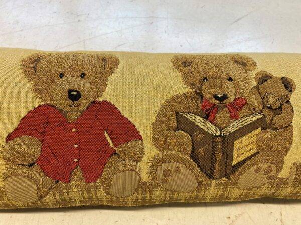 Paraspiffero/cuscino in tessuto jacquard ORSI - 90x20 cm - Image 2
