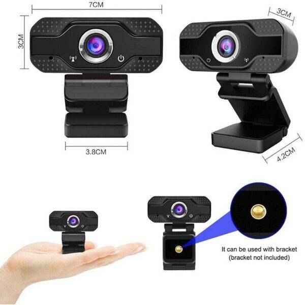 Webcam Full Hd Clip On Micro 1080 Hd con Microfono - Image 4