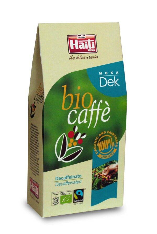 Biocaffè Moka Dek macinato - 250 gr