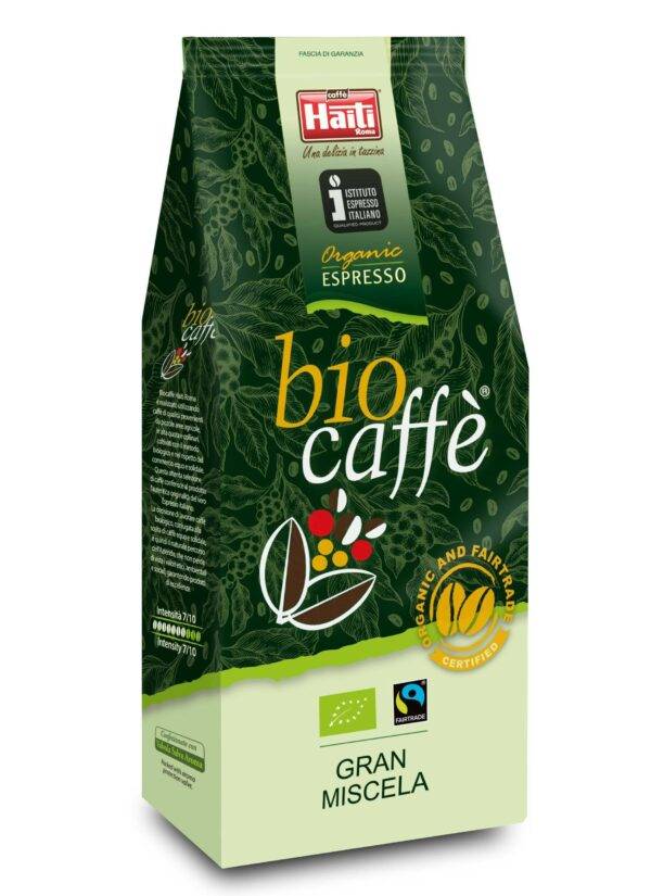 Biocaffè Gran Miscela in grani - 1 kg