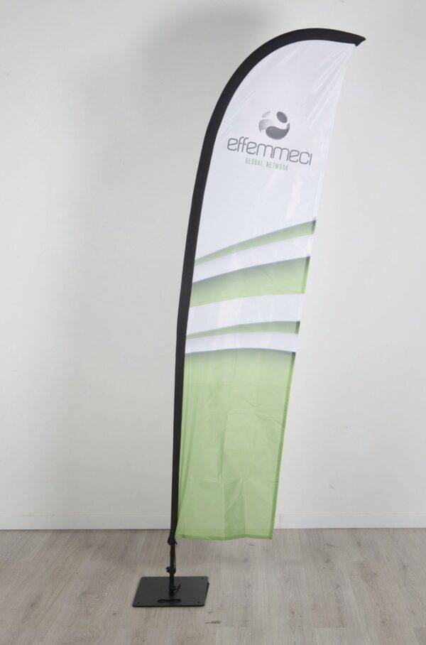 Bandiera espositive a goccia - h 260 cm