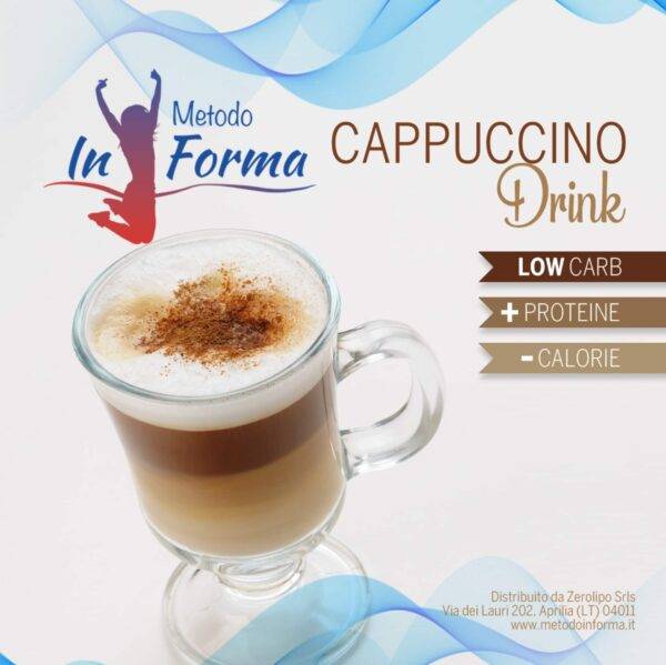 Cappuccino drink proteico - 4 buste