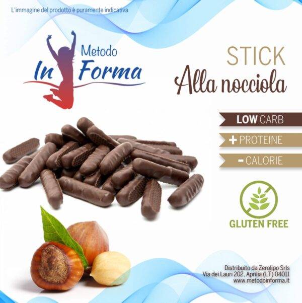 Stick al cioccolato e nocciola - 3 conf. * RISULTA ESAURITO *