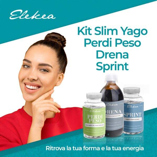 Kit dimagrante Yago Slim - 3 prodotti + piano alimentare