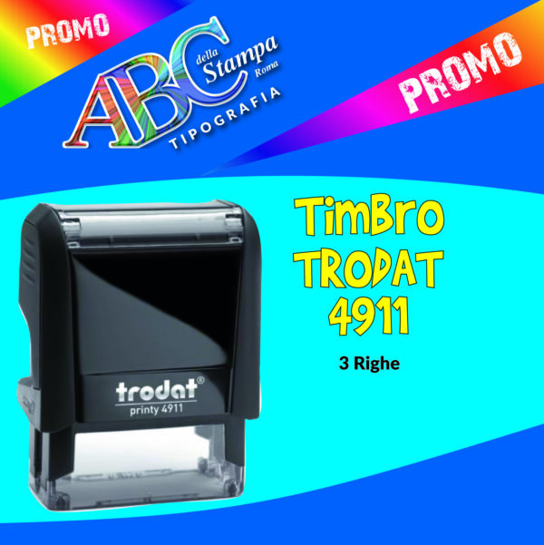 Timbro TRODAT 4911 - 38x14 mm
