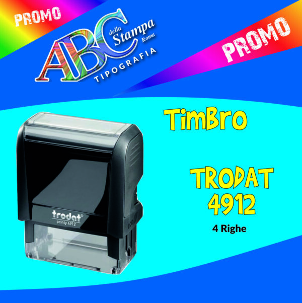 Timbro TRODAT 4912 - 47x18 mm