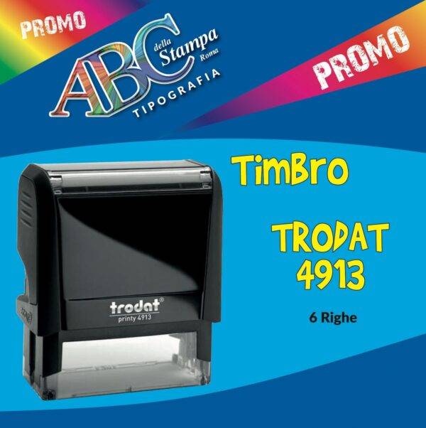 Timbro TRODAT 4913 - 58x22 mm