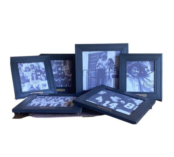 Quadri legno con stampa vintage - 6 pz