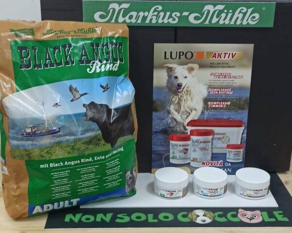 Pacco cibo pressato a freddo + integratori per cane