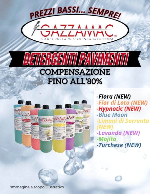 Detersivo pavimenti - varie profumazioni
