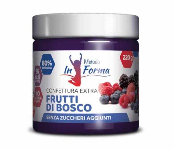 Marmellata ai frutti di bosco senza zuccheri - 220 gr