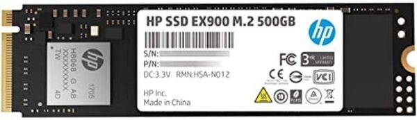 HP EX900 SSD M.2 NVMe 500GB