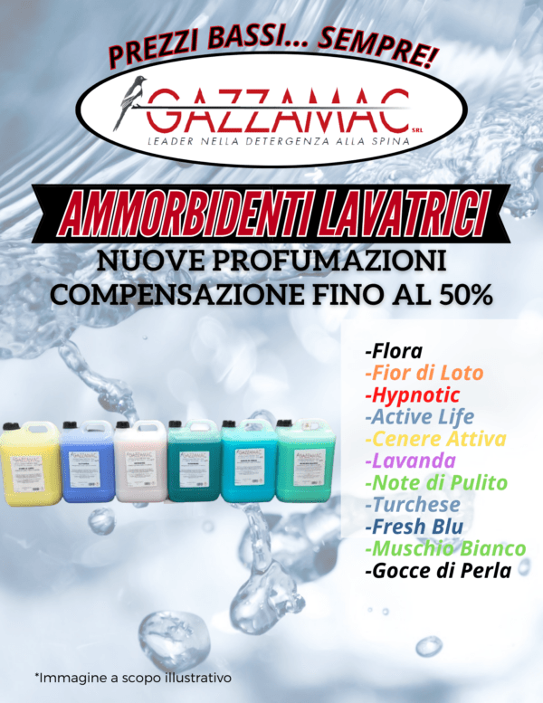 Ammorbidenti Lavatrice - varie profumazioni